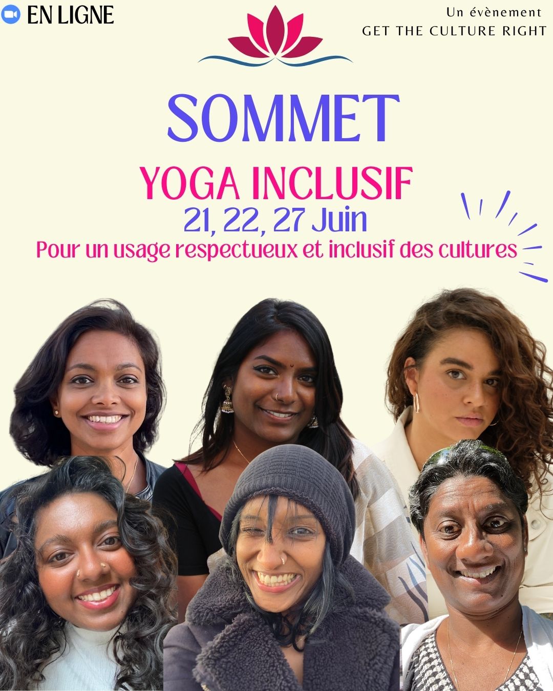 SOMMET  YOGA INCLUSIF 21-22-27 juin 2023